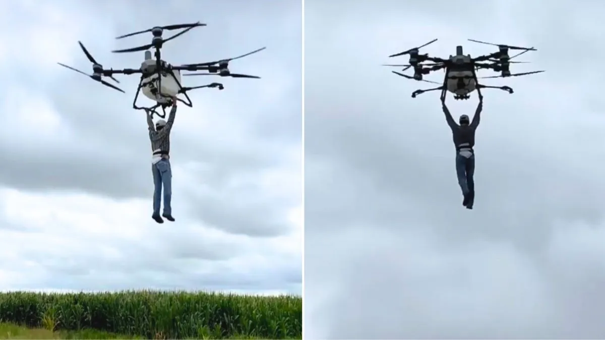 Zkouška dronu