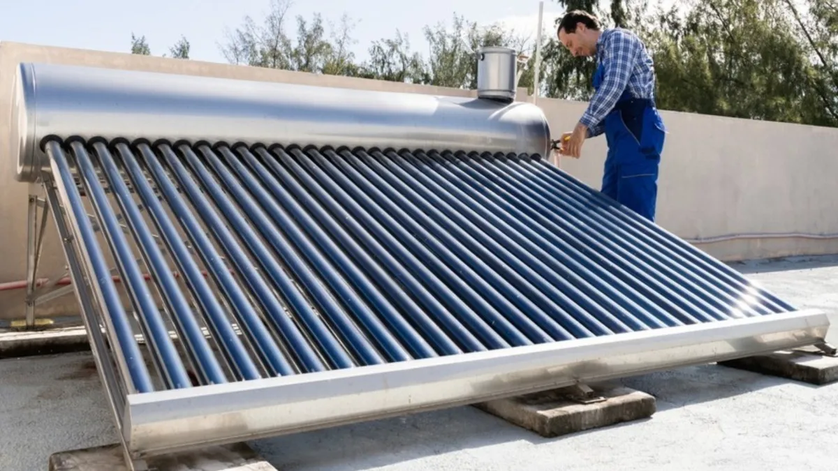 Solární systém pro celý dům si Tomáš vyrobil svépomocí za 30 tisíc