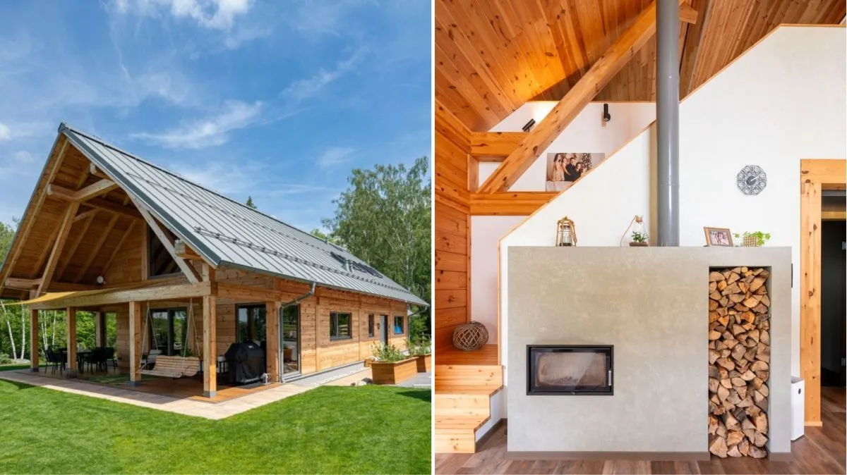 Moderní rodinná roubenka