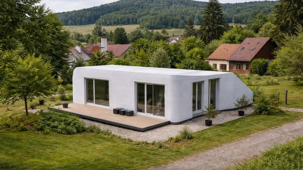 Předraženému bydlení je konec. První 3D dům postavený českou technologií vyšel o třetinu levněji než běžná stavba